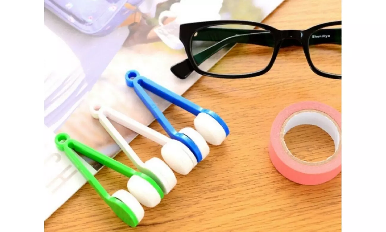 5 Pcs Sun Glasses Eyeglass Cleaner Microfiber Cloth Lens Wipes Cleaning Kit US