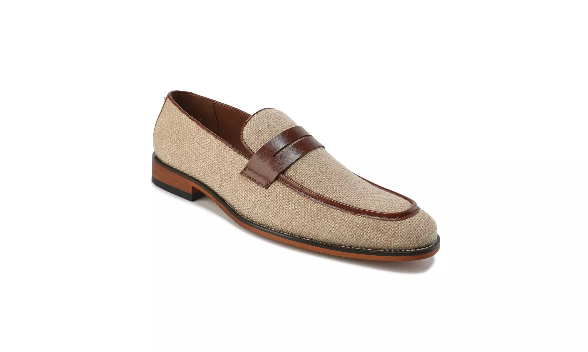 Gino Vitale Moc Toe Penny Slip On Loafer