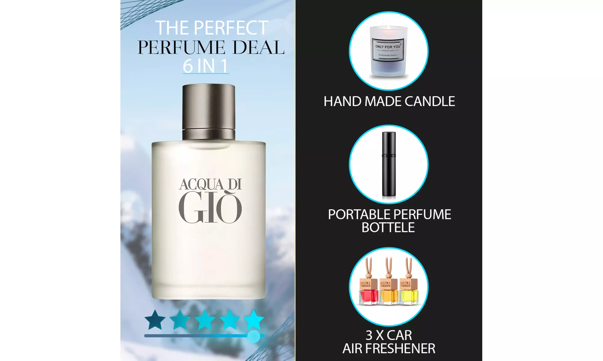 Giorgio Armani Aqua Di Gio Eau De Toilette Six-Piece Gift Set