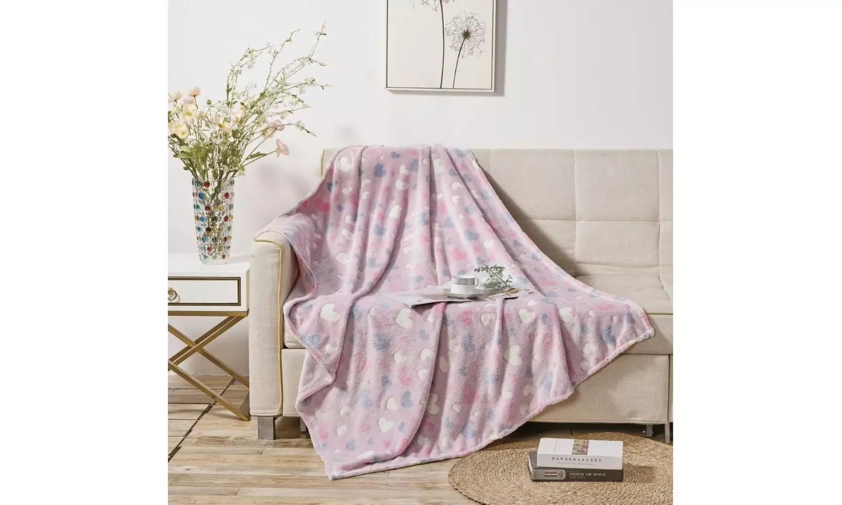 Glow-in-the-Dark 50" x 60" Throw Blankets