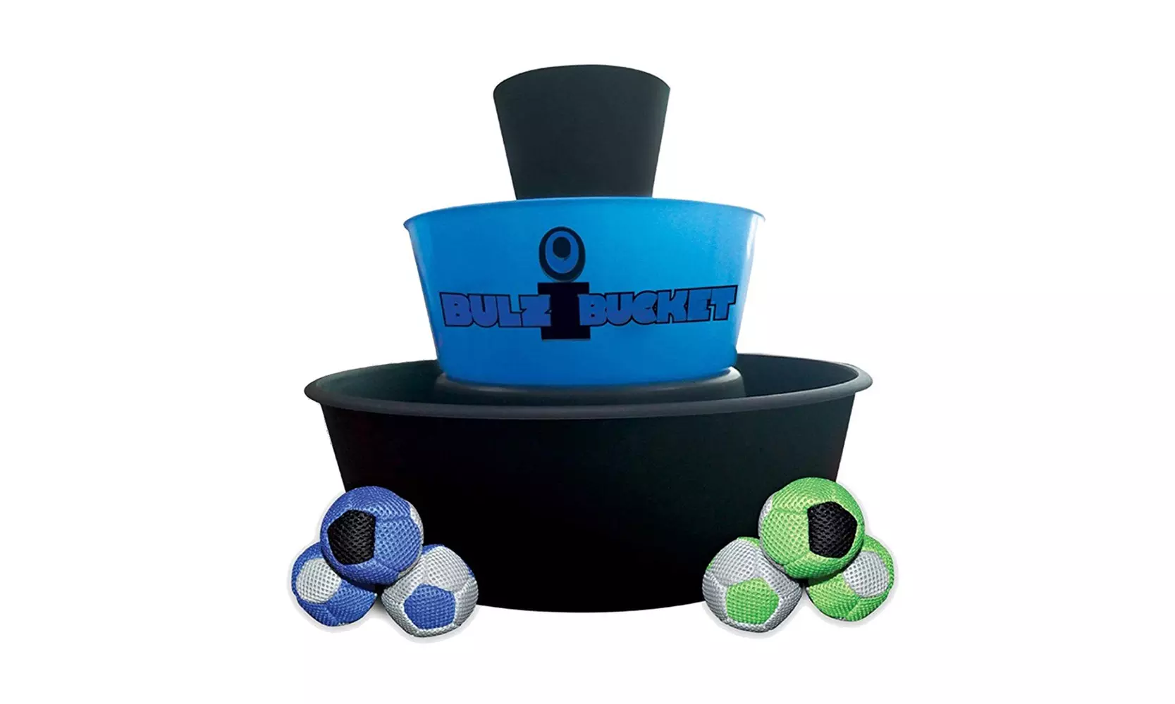 BULZiBUCKET Blue - Next Generation Cornhole - Indoor/Outdoor/Pool Game !!! - Primary Image