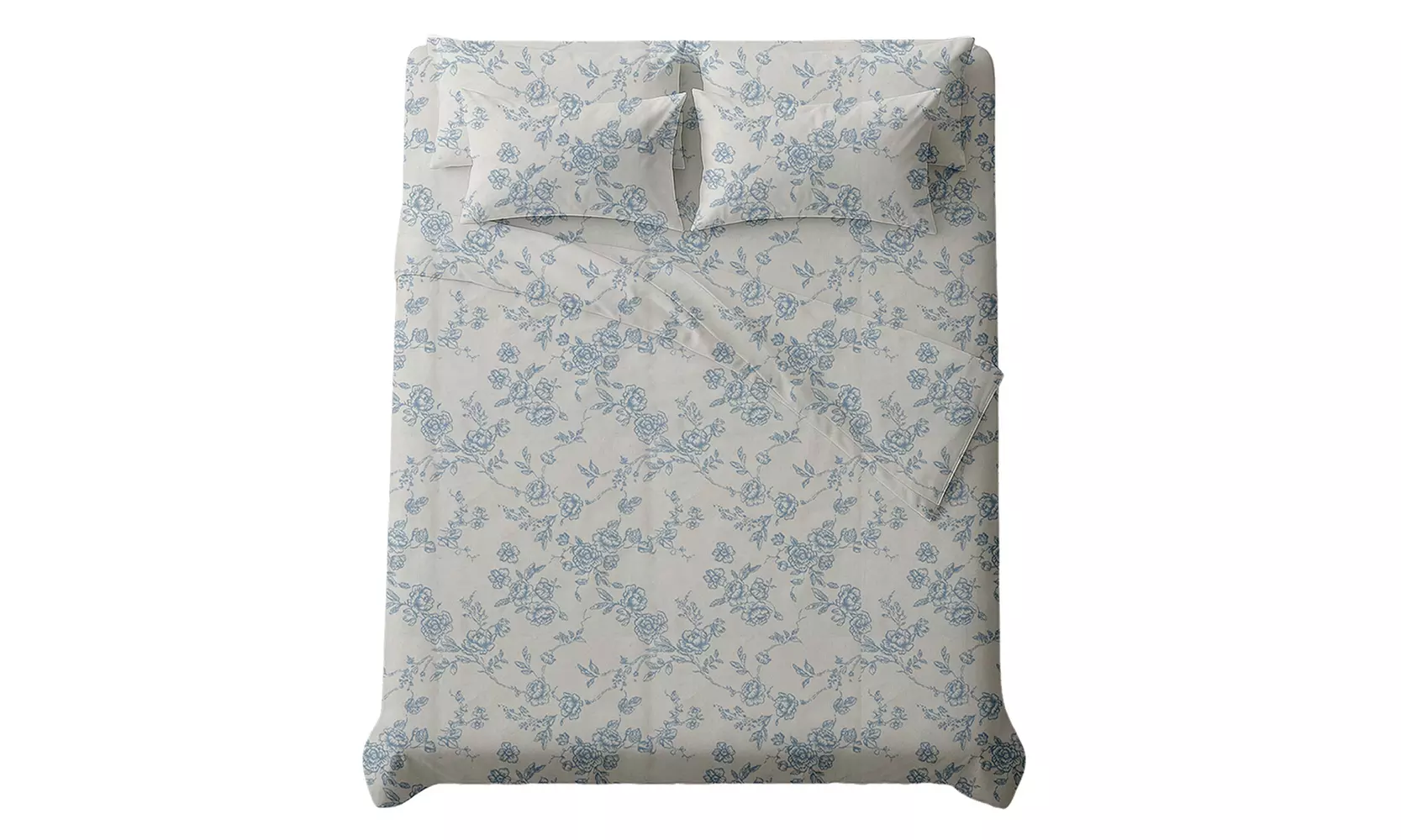 Luxury Home 6-Piece Microfiber Bed Sheet Set