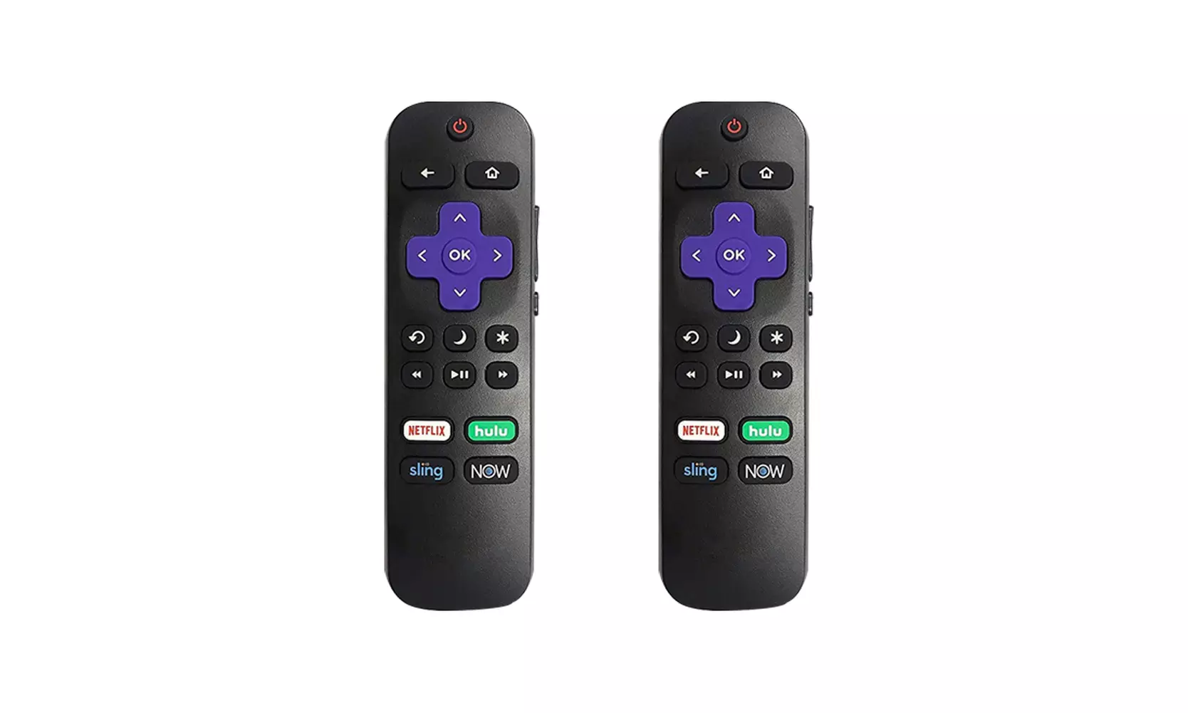 US 2-4 Pack TV Remote w Volume Control Power Button For Hisense Roku built-in TV - Primary Image