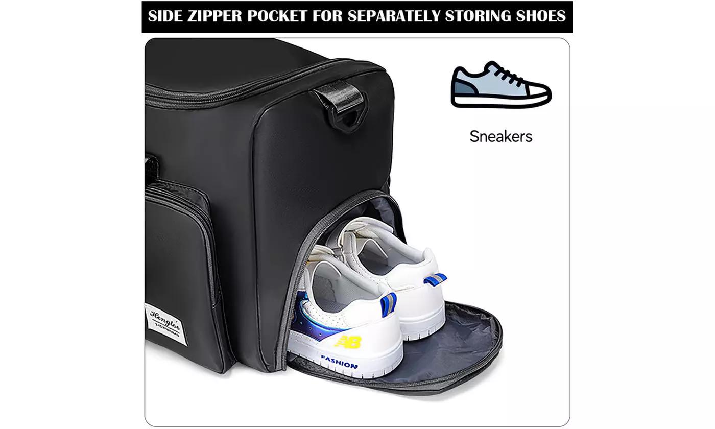 Multi-Functional Duffel Bag Lightweight Expandable Travel Bag With Wheels