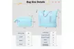 Four-Piece Luggage Set with Bags Expanable Spinner Wheels Suitcase - Second Medium