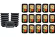 Meal Prep Food Storage Containers (20, 30, 40, 42, 48, 72, 80, 300-Piece Set) - Second Medium