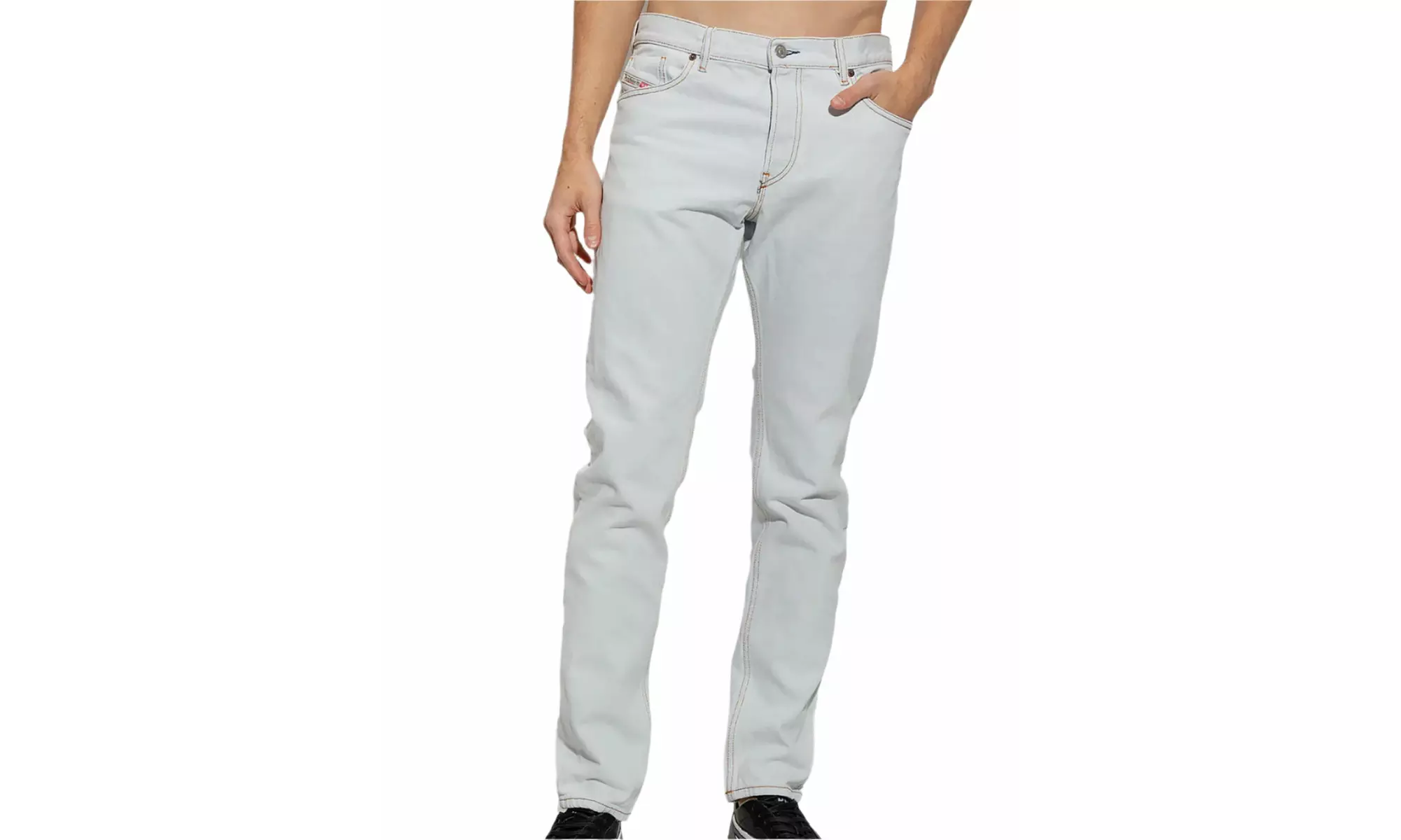 Diesel Men's Slim Fit Straight-Leg Denim Jeans- 3 Washes 1 Style