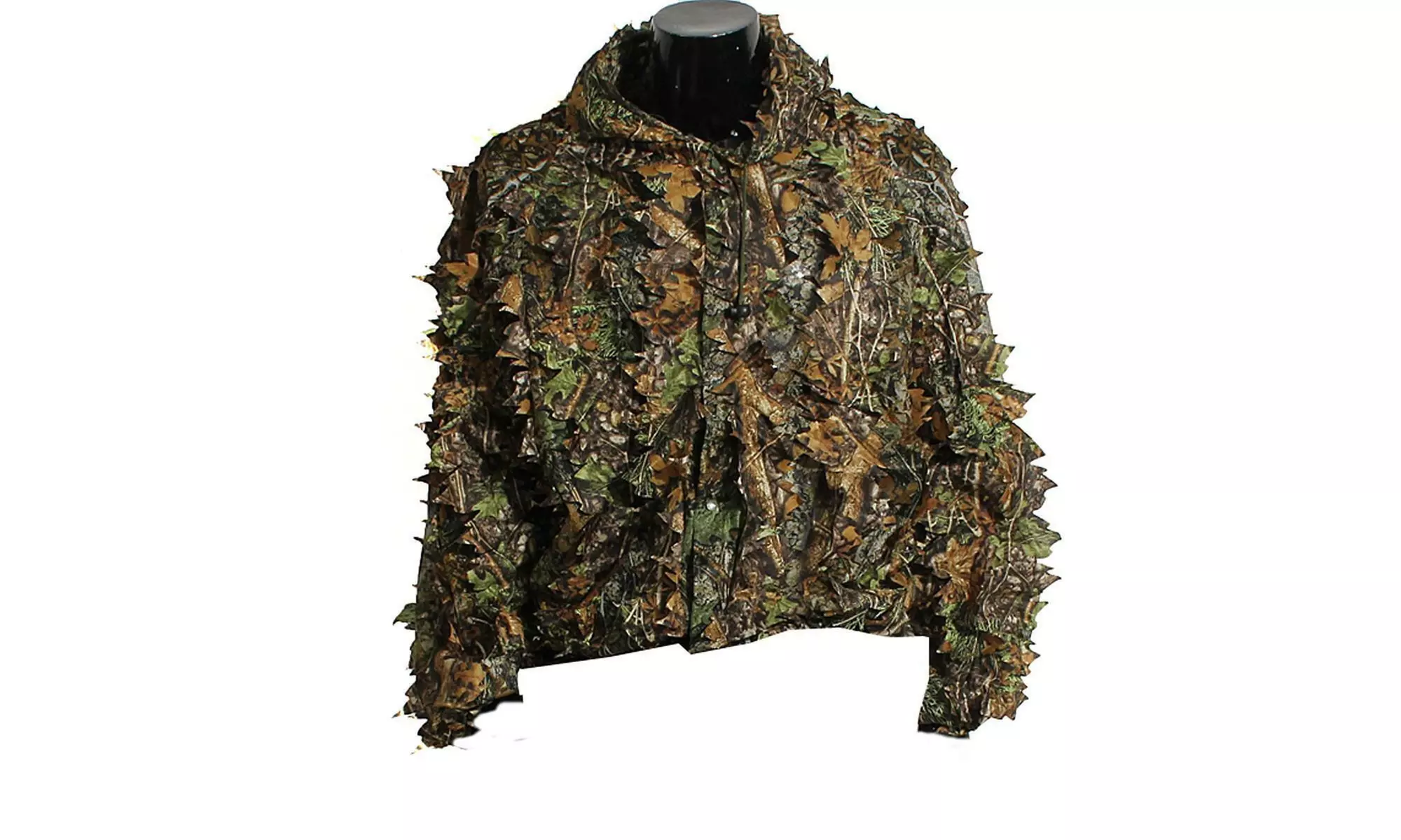 US Ghillie Suit 3D Camouflage Clothing Woodland Jungle Leaf Military Hunting Set - Second Medium
