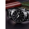 Image 2: Mens Watches  Auto Date Calendar Stainless Steel Strap Classic Watch