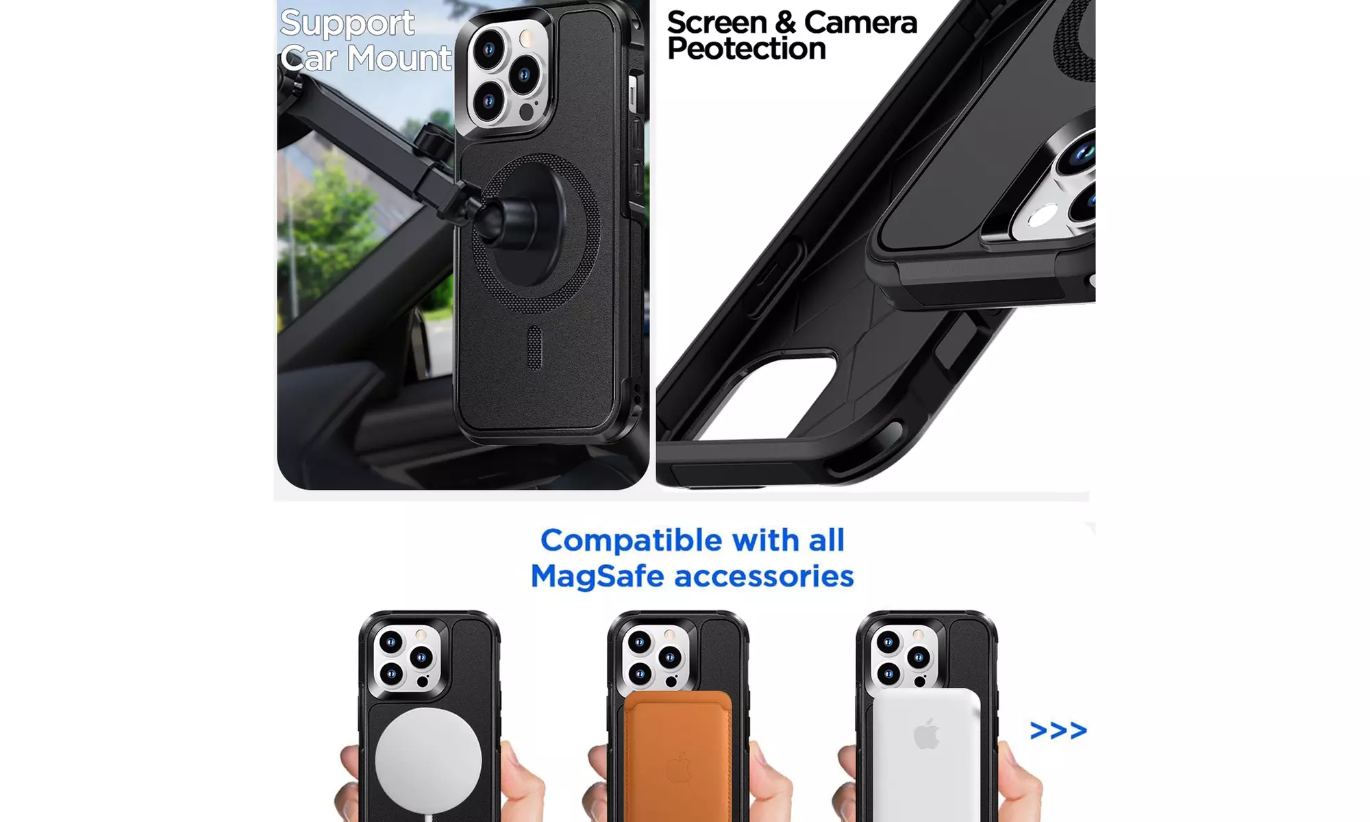 For iPhone 15 Pro Max 15 Plus Rugged Case Heavy Duty Shockproof Bumper Cover