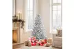 Costway Pre-Lit Artificial Christmas Tree with Branch Tips | Warm White LED Lights | Easy Setup & Home Decor - Second Medium