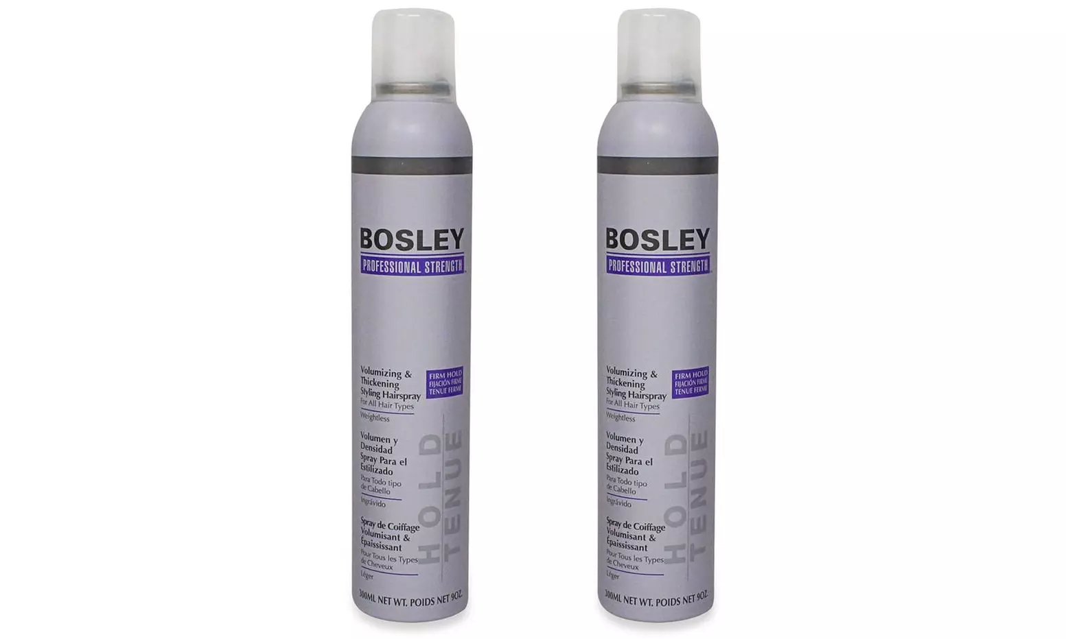 Bosley Volumizing & Thickening Styling Hairspray 9 oz
