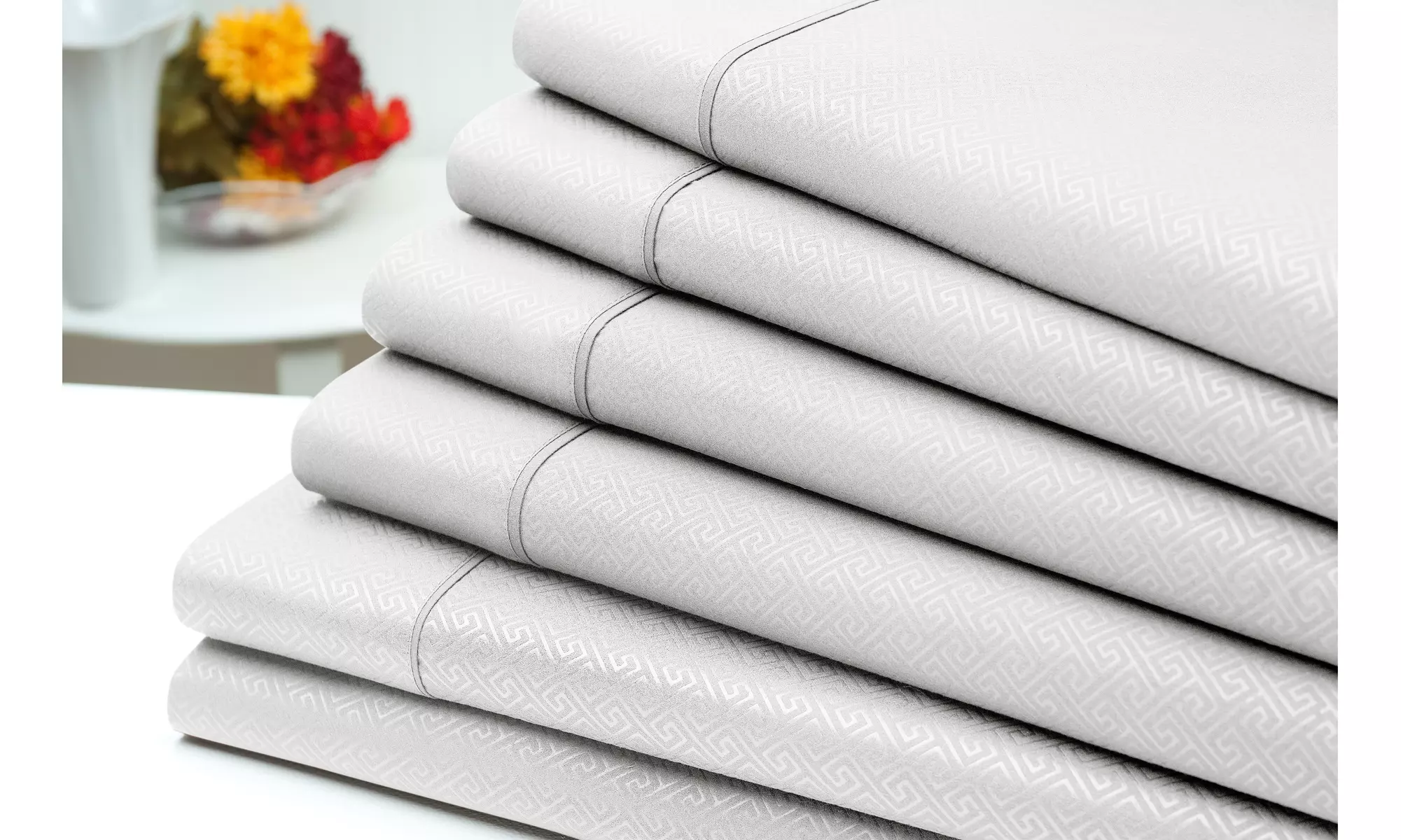 US Army 6 Piece Embossed Greek Key Sheet Set