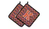 Carolines Treasures CJ1042-KPTHD Letter K Chevron Orange & Blue Pair 