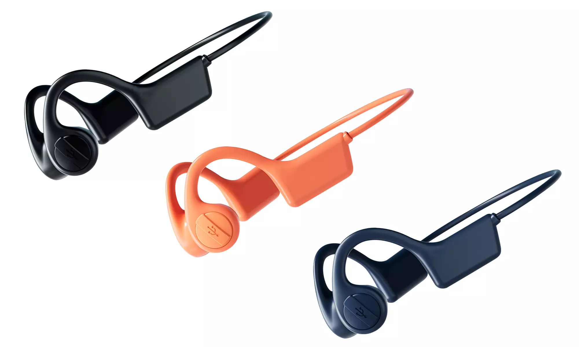 Open-Ear Bluetooth Bone Conduction Headphones Sweat Resistant Wireless Earbuds