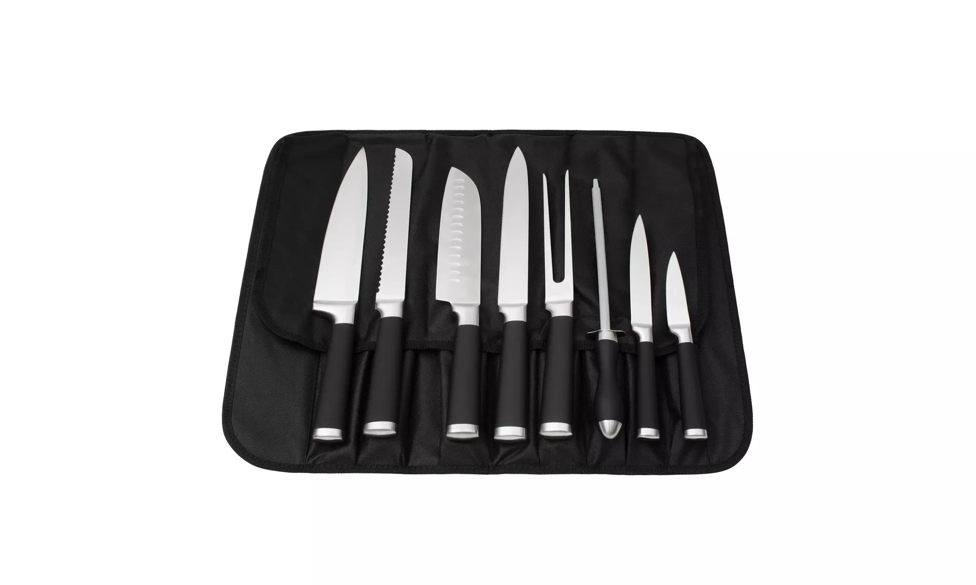 ChefS Knife 9PC Set In Carry Bag