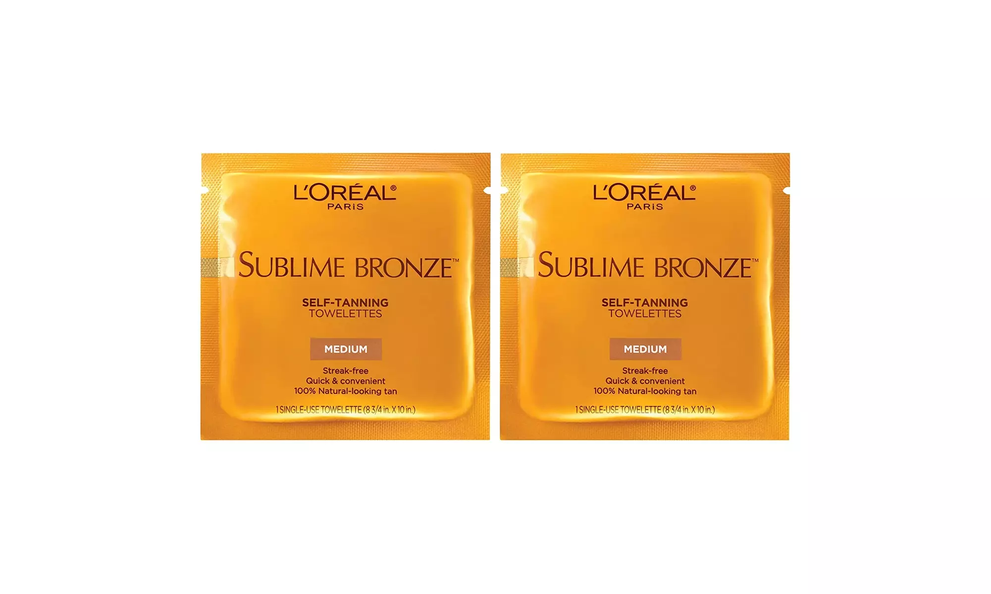 L'Oreal Paris Skincare Sublime Bronze Self-Tanning Towelettes, Streak-Free - Primary Image