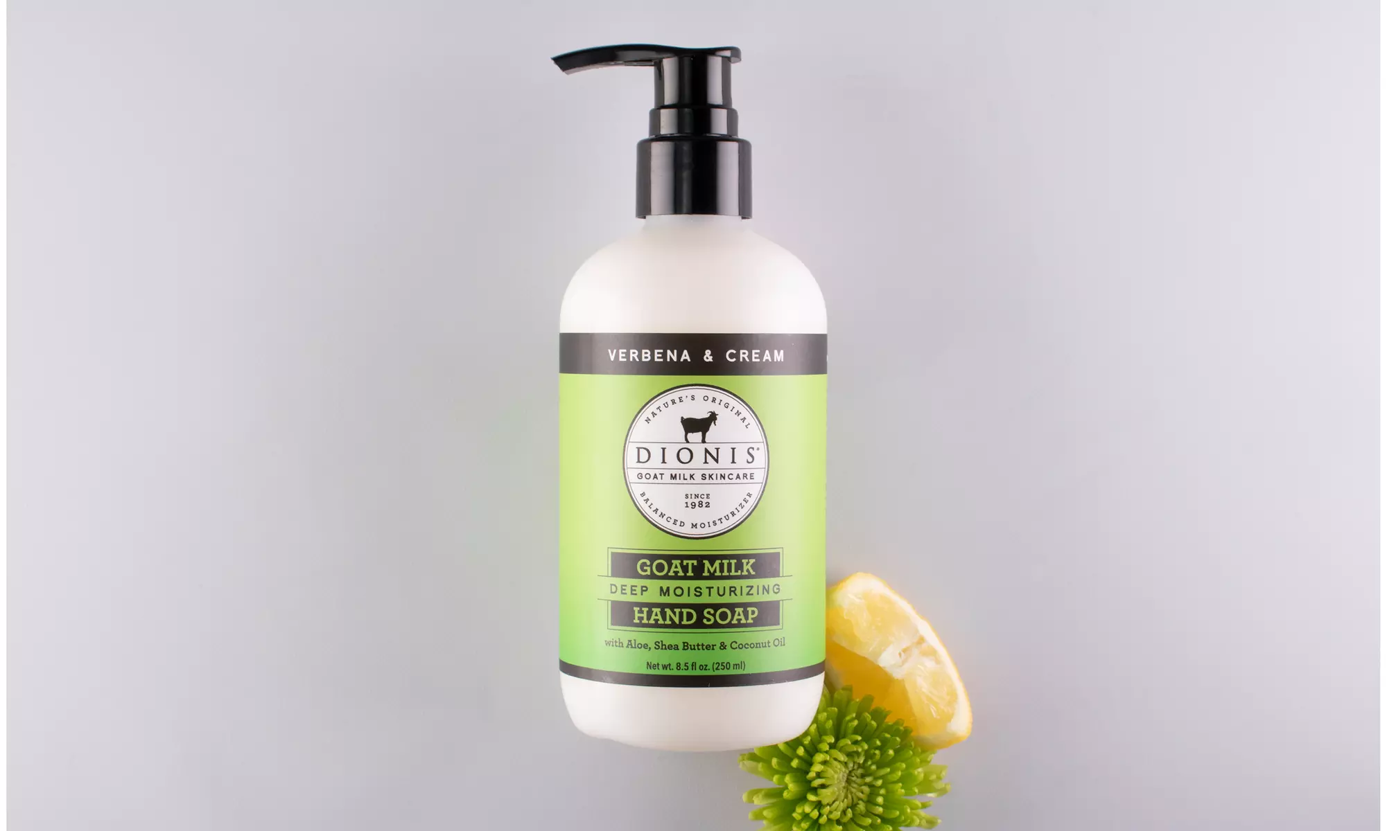 Dionis Goat Milk Hand Soap 8.5 oz. Verbena and Cream or Sea Treasures