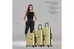 3-Piece InUSA Aurum lightweight hardside spinner Luggage Set 20"/24"/28" - Second Medium