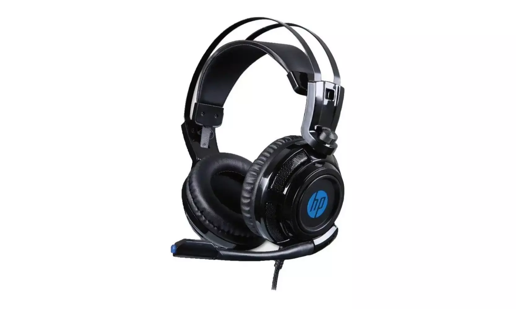 HP H200 Wired Gaming Headset with Mic and LED Light (Black) - Primary Image