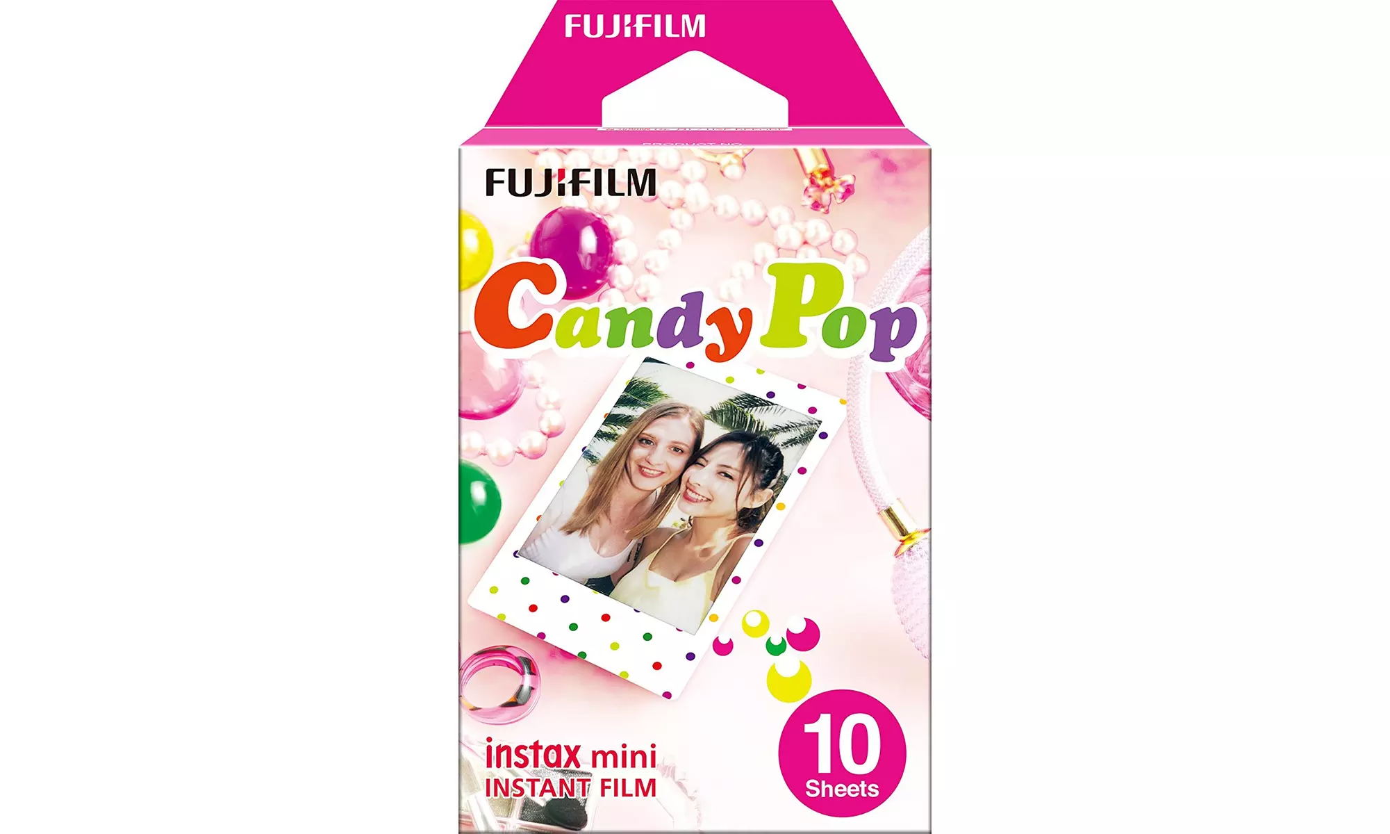 Fujifilm Instax Mini Candy Pop Instant Film (10 Color Prints) - Primary Image