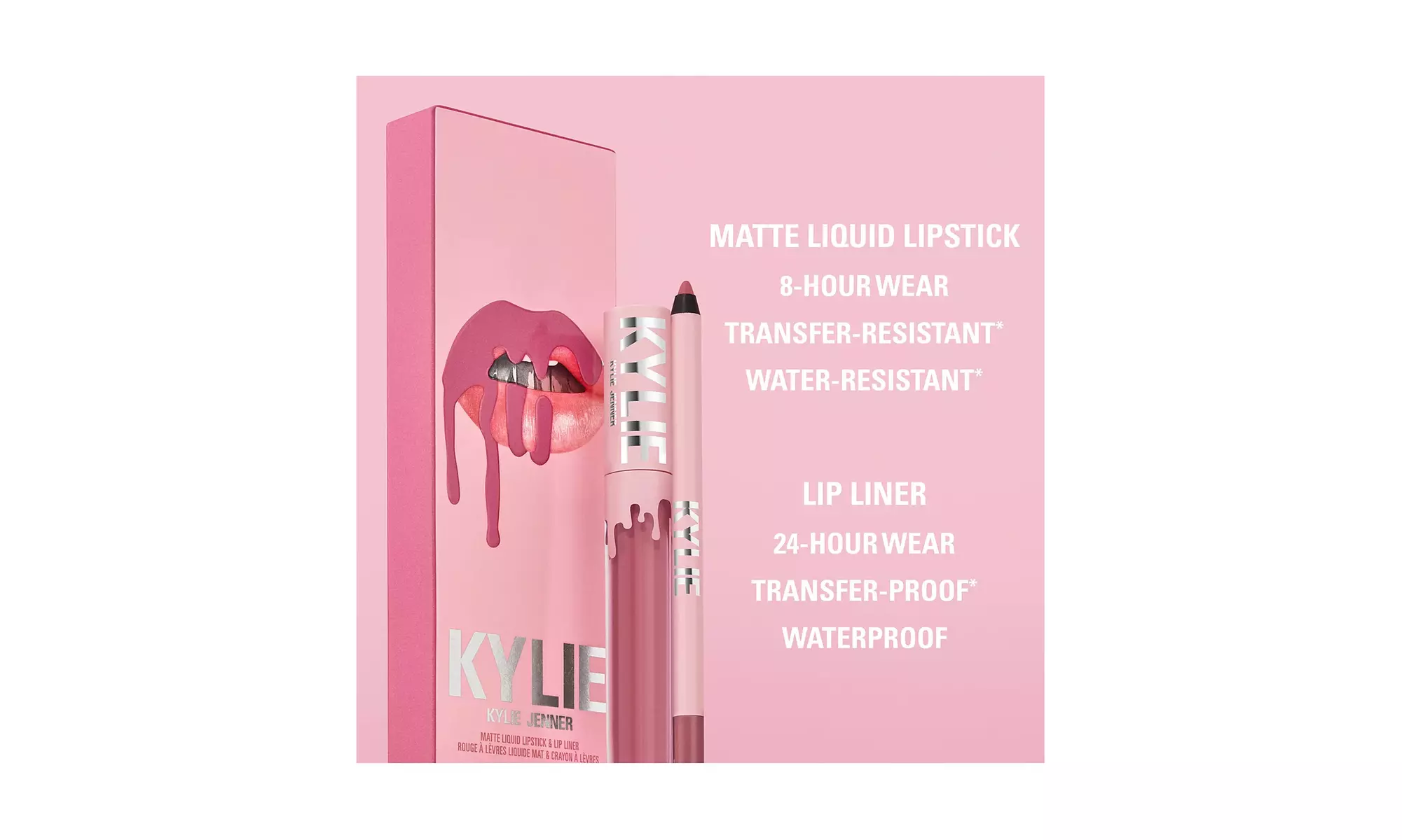 Kylie Cosmetics Matte Lip Kit - Liquid Lipstick, Lip Liner, & Lip Shine