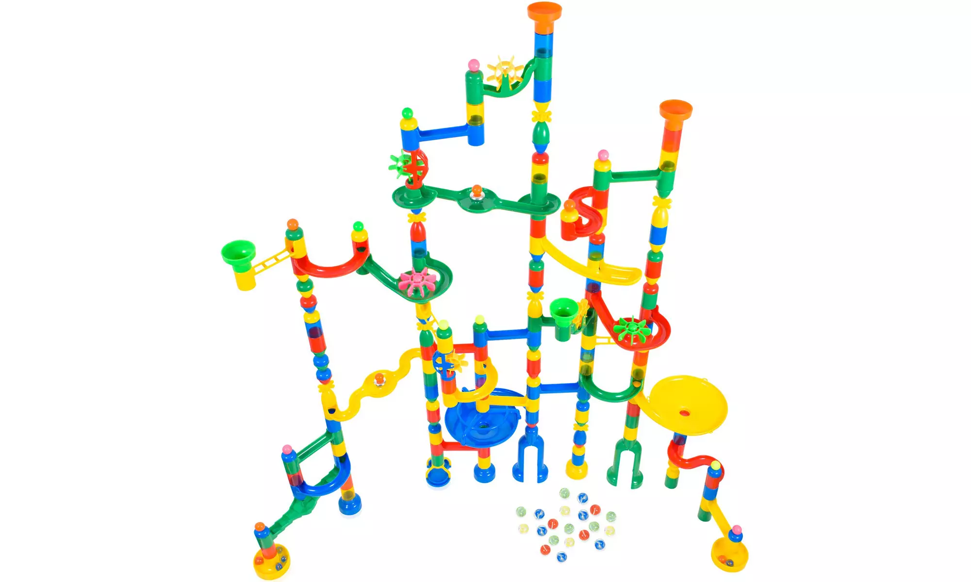 Giant Marble Run Toy Track Super Set Game - Primary Image