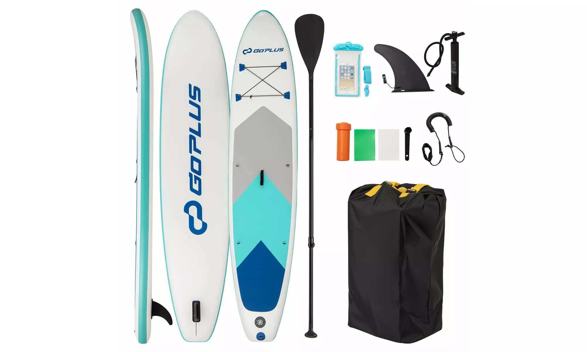 Goplus 11' Inflatable Stand Up Paddle Board whth Accessories Paddle Hand Pump