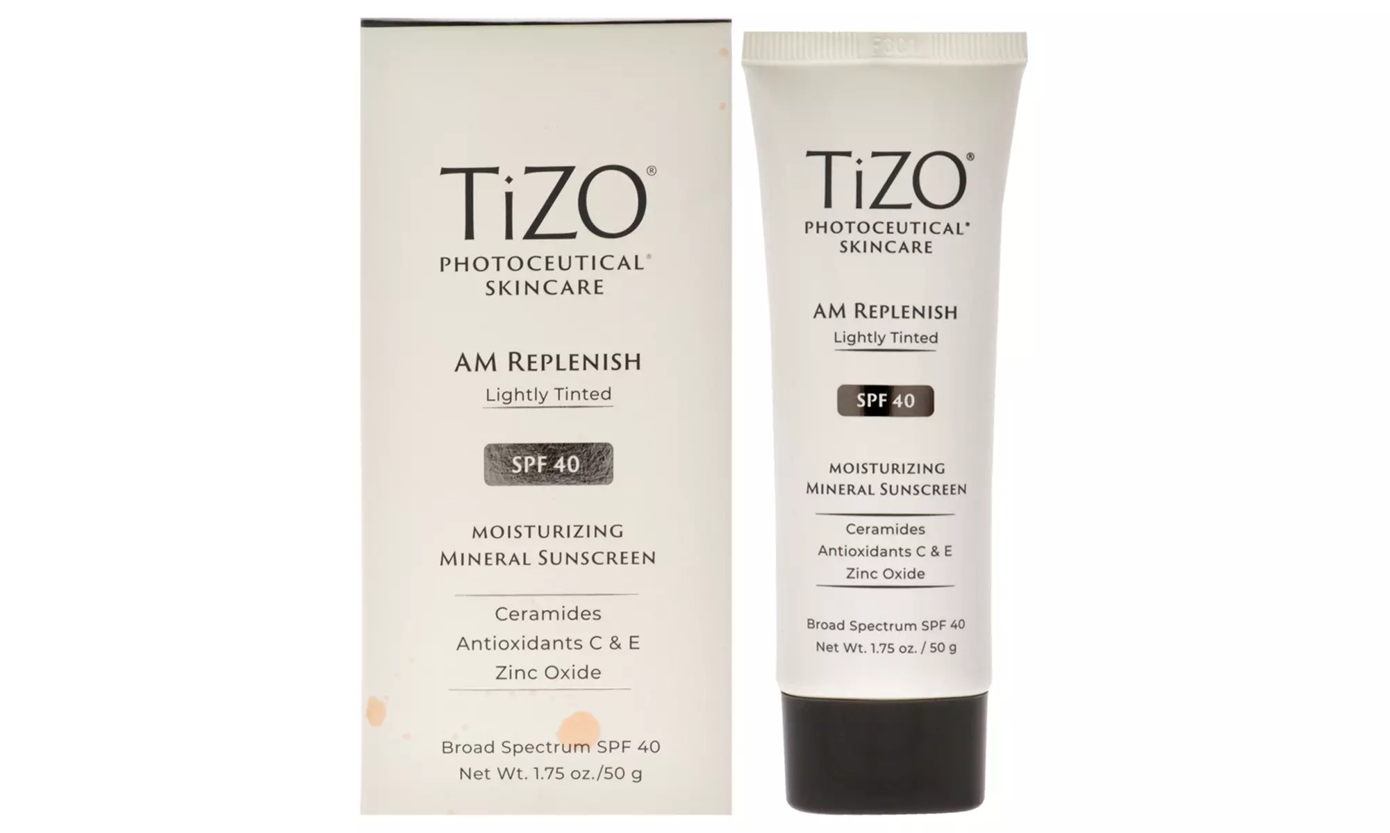 Tizo Photoceutical AM Replenish SPF 40 - Lightly Tinted for Unisex 1.75 oz - Primary Image