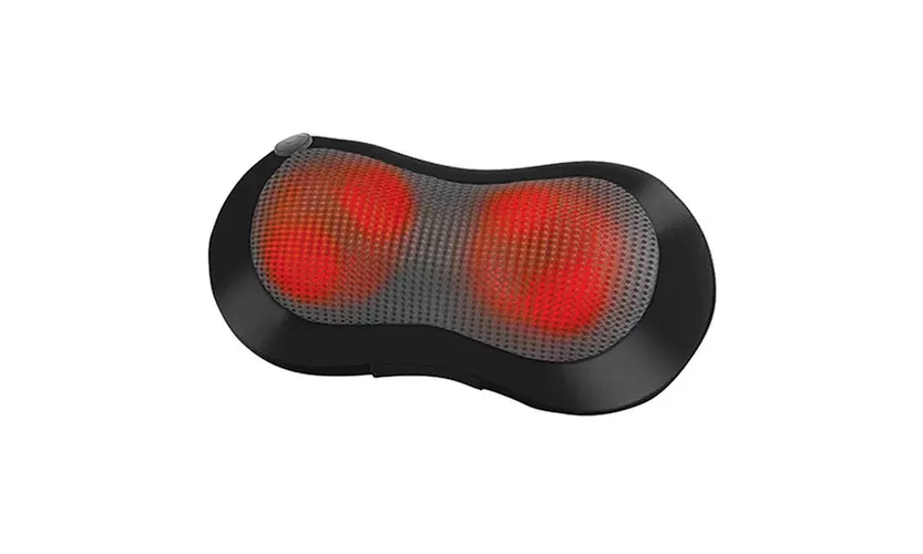 Vivaspa Kneading & Heating Neck & Lumbar Massager with Elastic Strap - Primary Image