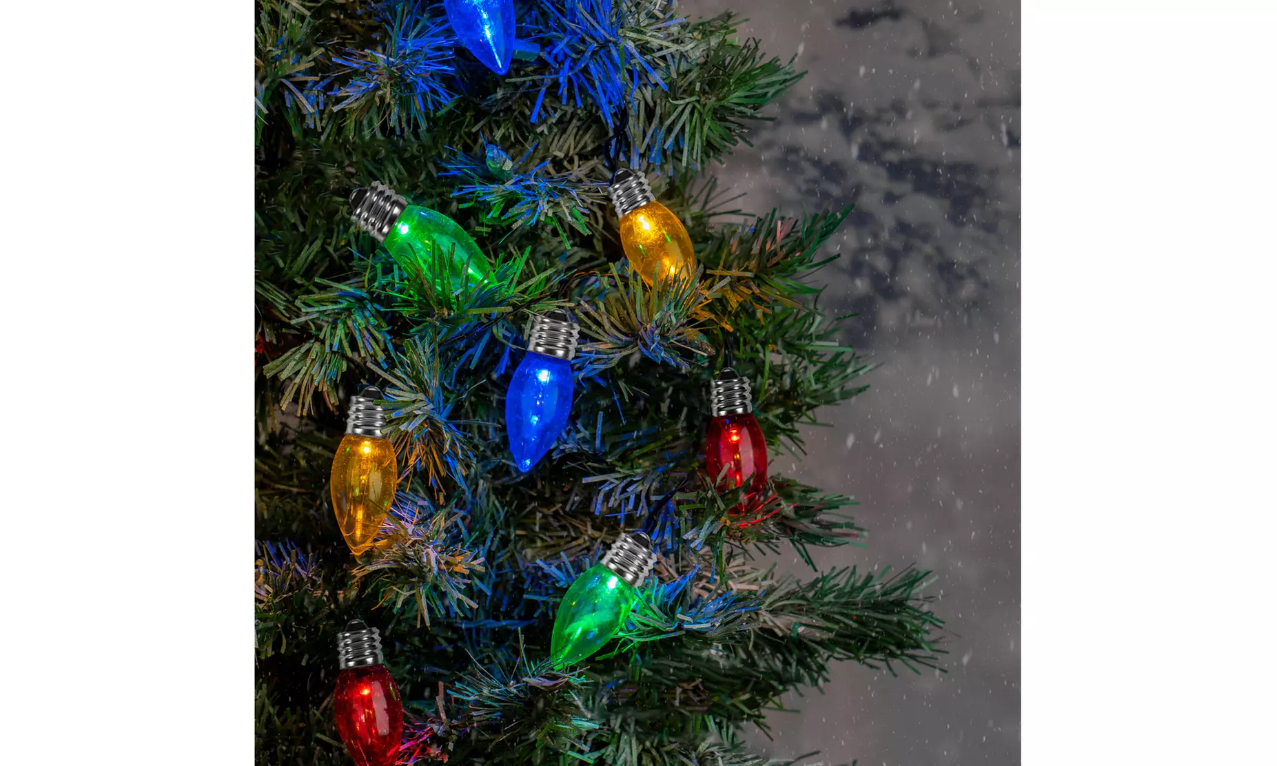 Touch Of ECO Holiday Outdoor Solar Multi-Colored LED Christmas String Lights