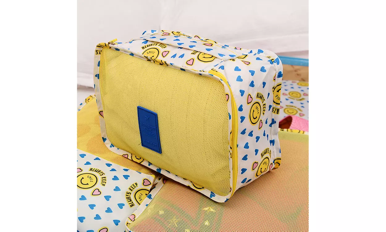 9Pcs Waterproof Clothes Storage Bags Packing Cube Travel Luggage Organizer Pouch