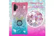 Samsung Note 10 Plus case, ZASE liquid flash flash bling-Gradient Pink Aqua - Second Medium