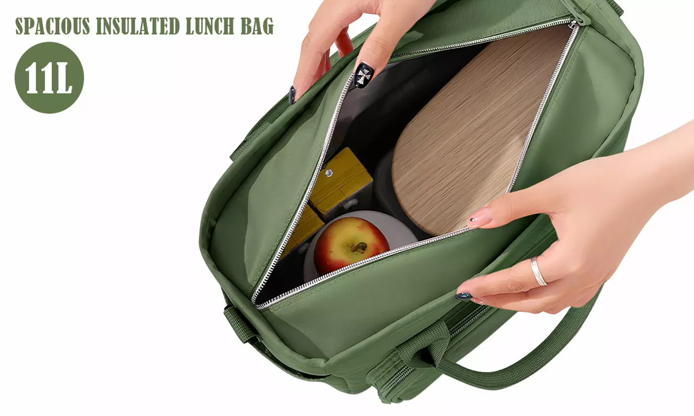 ItBelongs2U Insulated Lunch Bag Leakproof Cooler Tote 11L