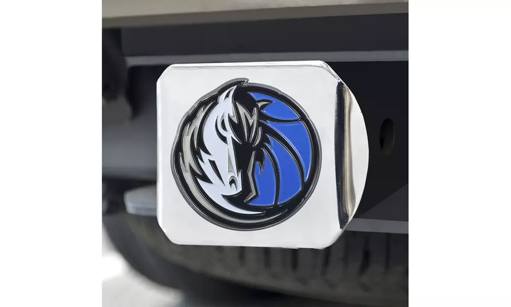 Fanmats NBA Chrome Hitch Cover with Color Emblem - Primary Image
