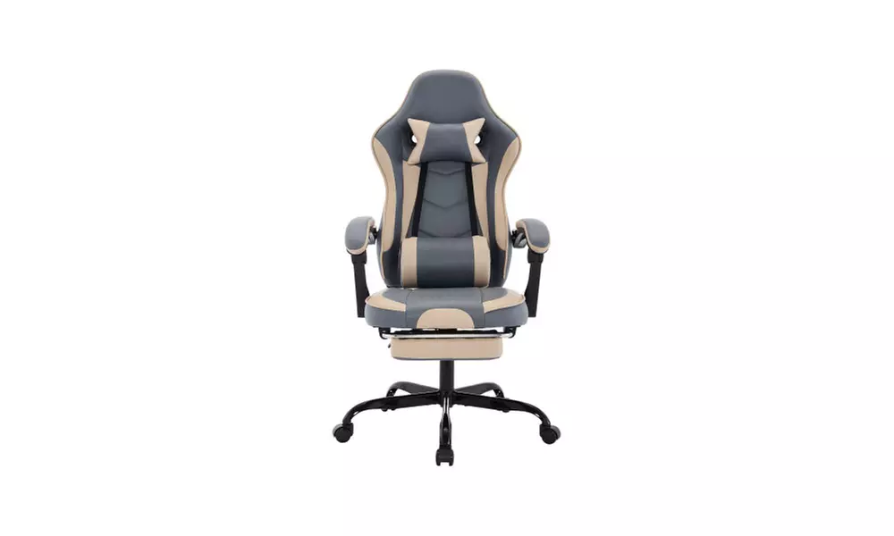 Heavy Duty High Back Gaming Chair with Footrest and Massage Function