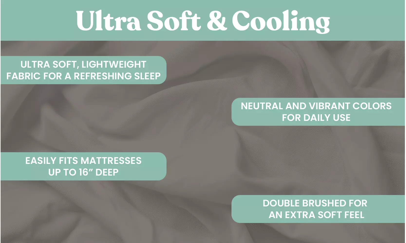 Luxury Home 6-Piece Microfiber Bed Sheet Set