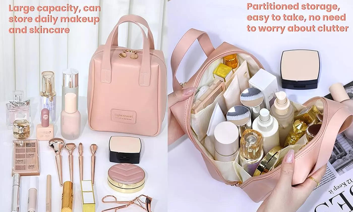 Travel Large Capacity Waterproof Makeup Bag Cosmetic Organizer