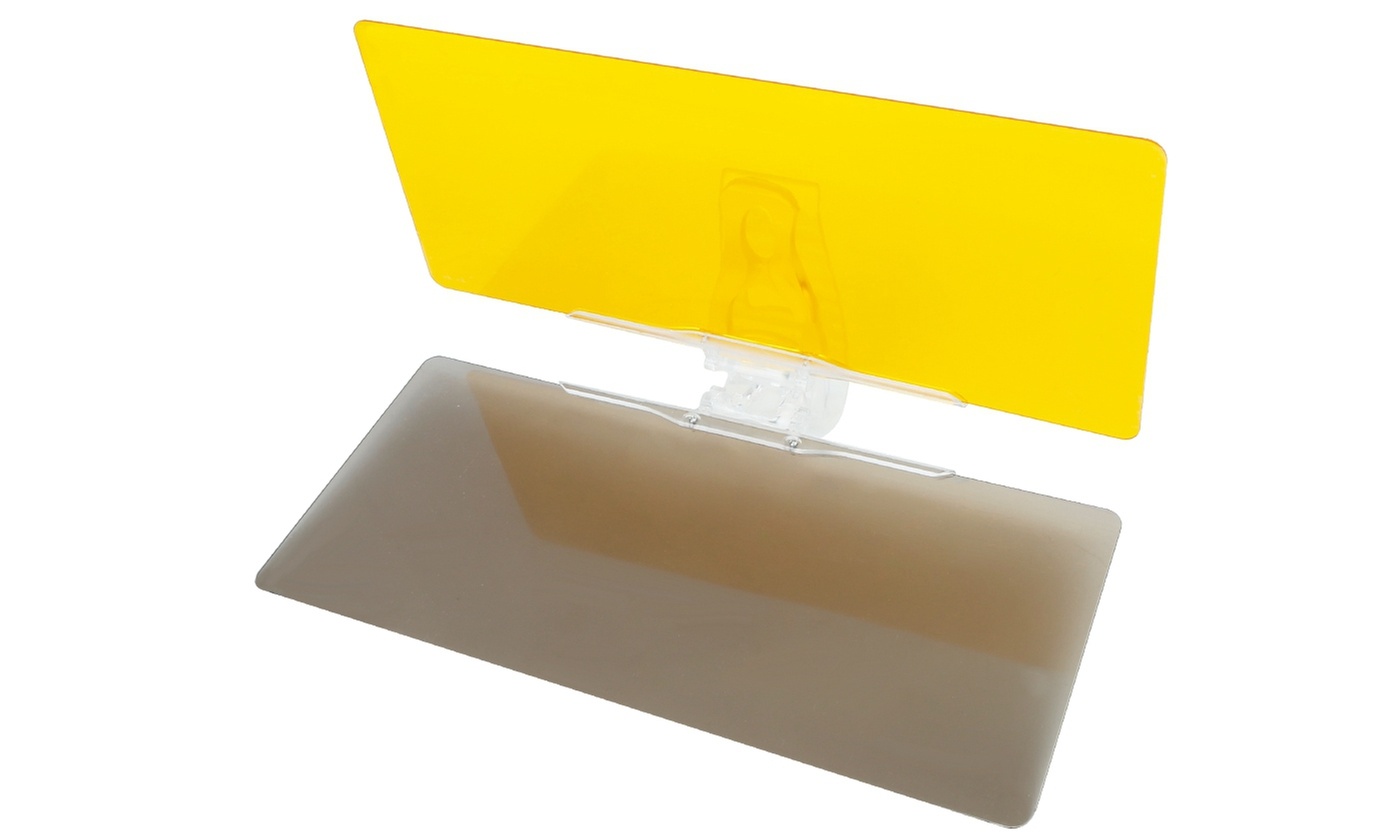 iMounTEK 2-in-1 Car Sun Visor Anti-Glare Day Night Vision Clip-On Safety Visor - Primary Image