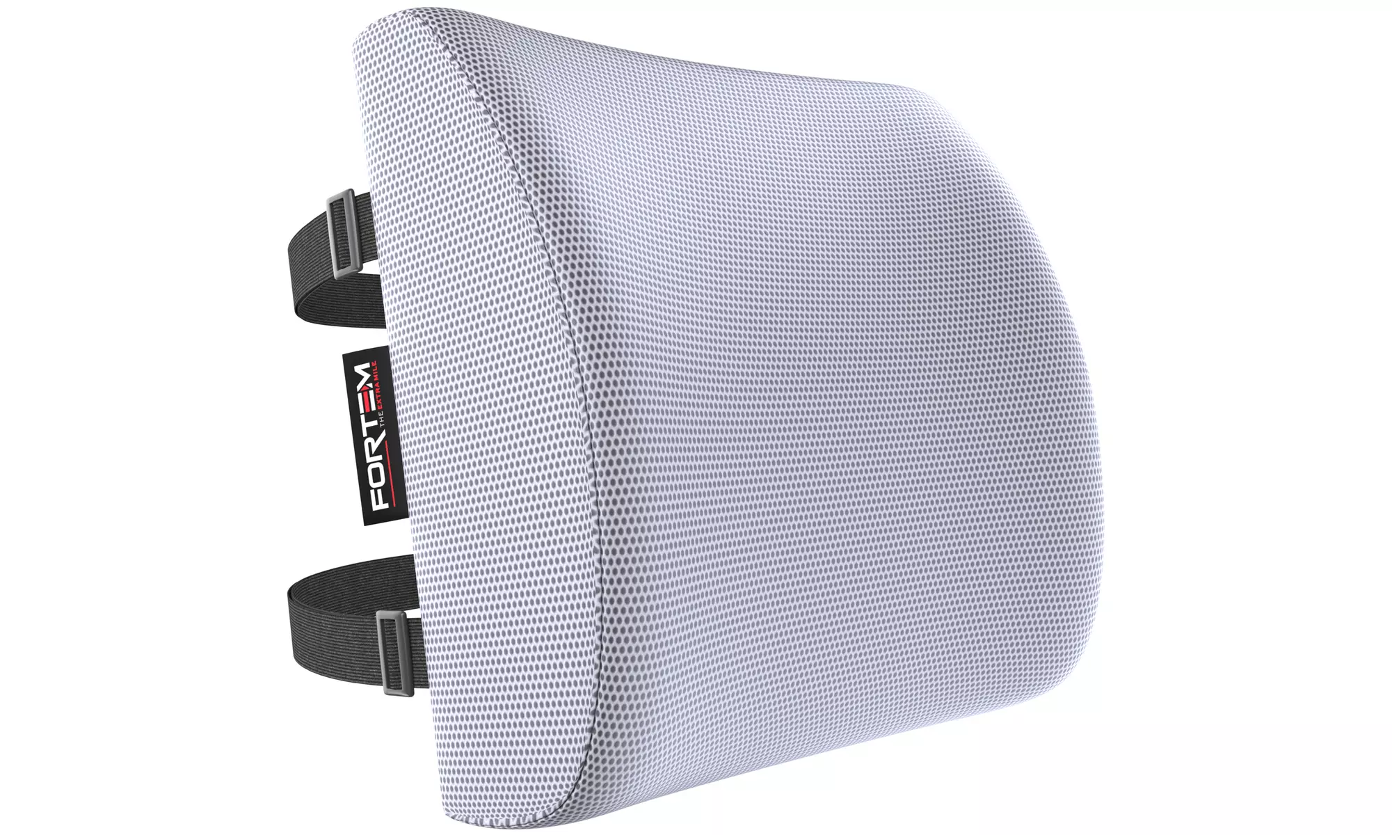 Fortem Lumbar Support for Office Chair, Car, Memory Foam Cushion, Washable Cover - Second Medium