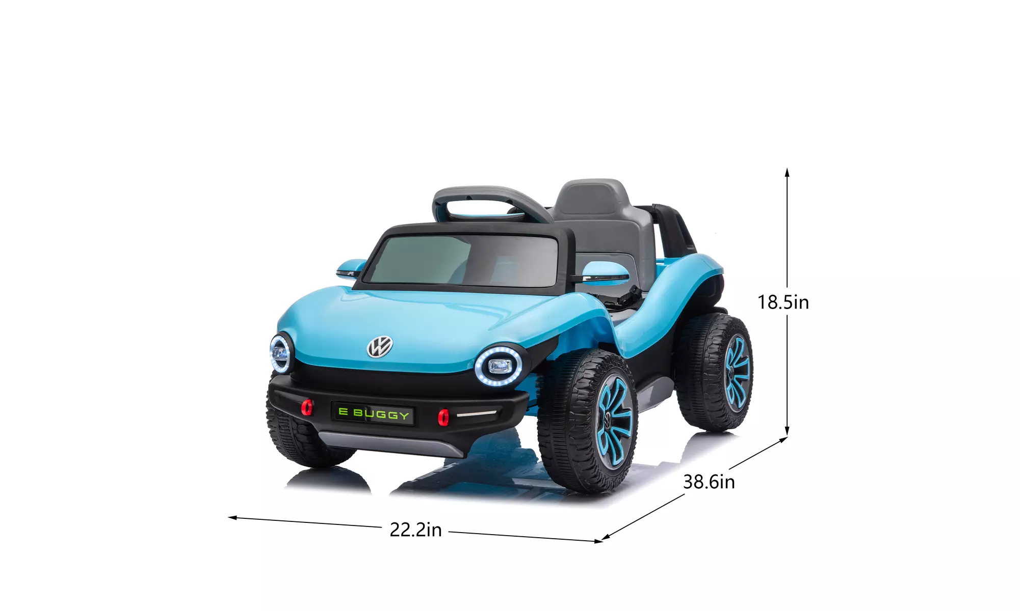 12V Kids Ride-On Six-Wheel Suspension Remote Control Car