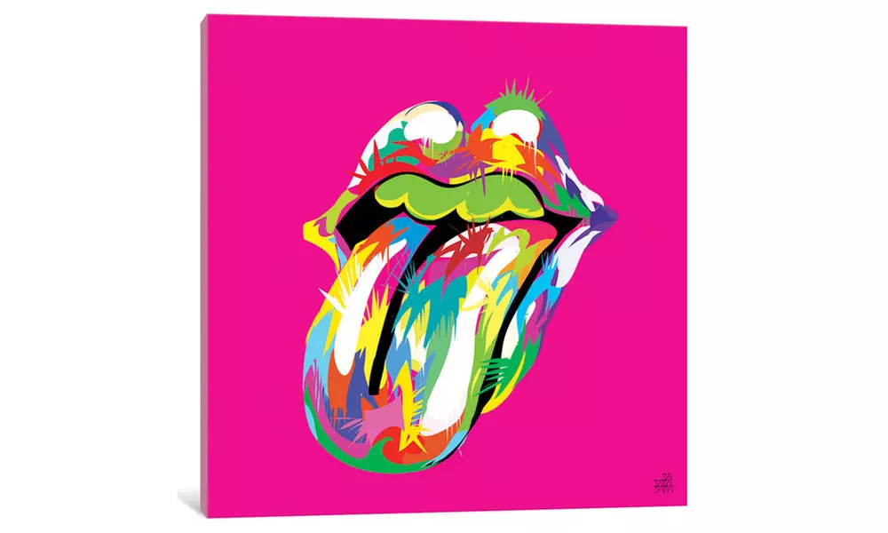 Rolling Mouth Swag by TECHNODROME1 Canvas Print - Primary Image