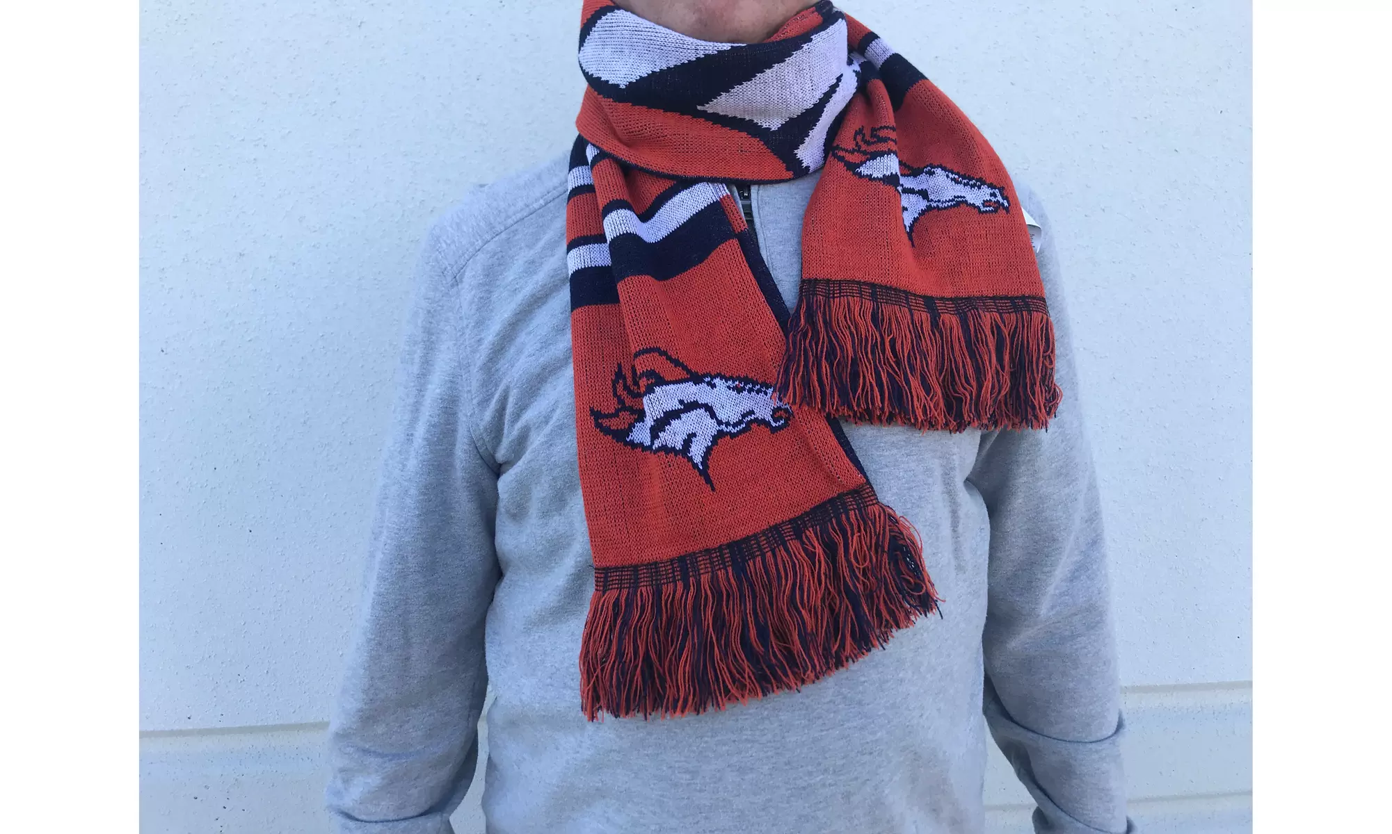 Forever Collectibles NFL Colorblock Big Logo Winter Scarf - Primary Image