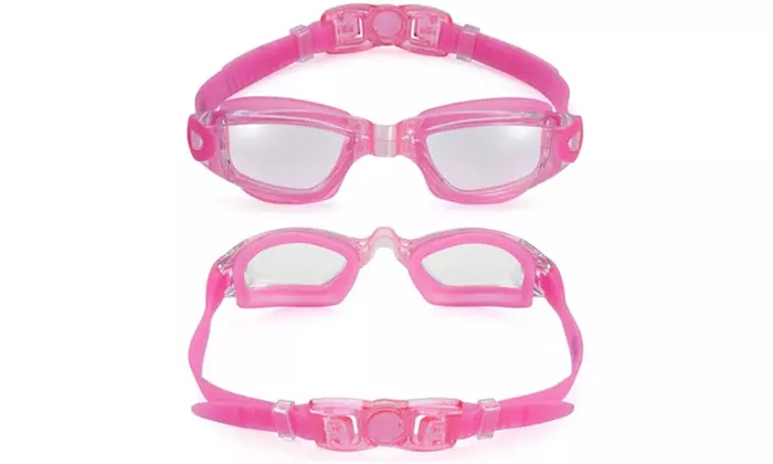 Anti-Fog Unisex Swim Goggles with Protective Case- Random Color - Second Medium
