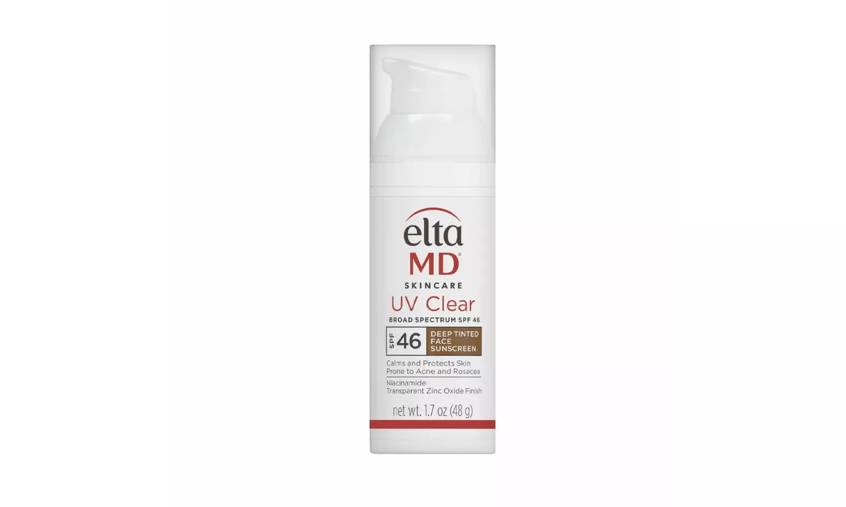 EltaMD UV Clear or Tinted Face Sunscreen SPF 46, Oil Free with Zinc Oxide 1.7oz