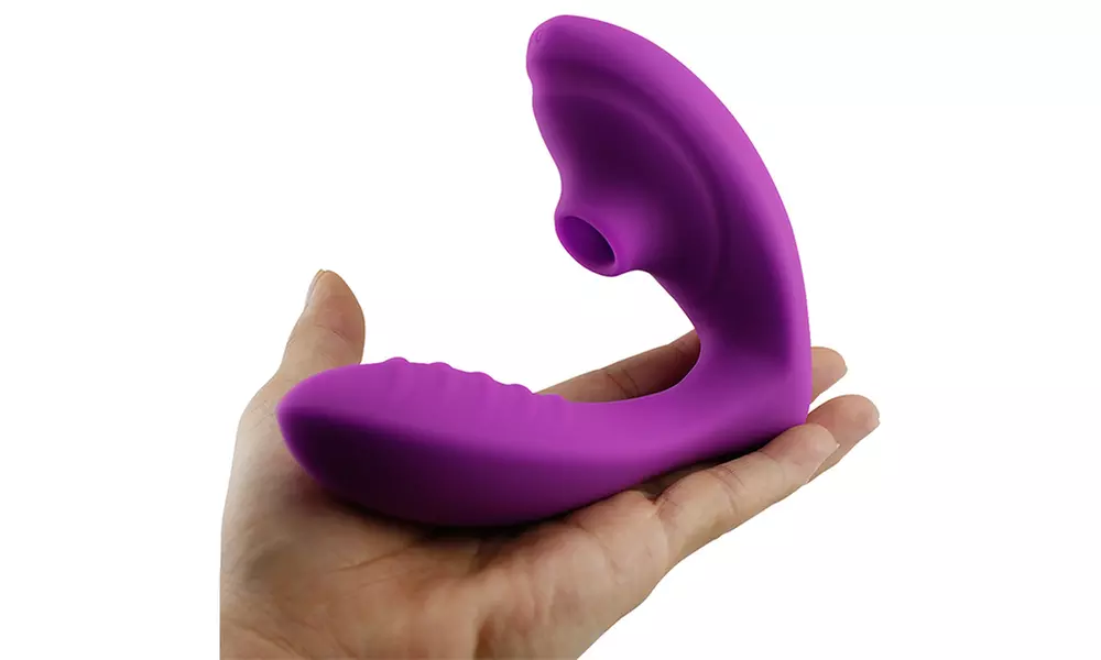 10 Levels Dual Motors Clitoral Sucking & G-spot Dildo Vibrator