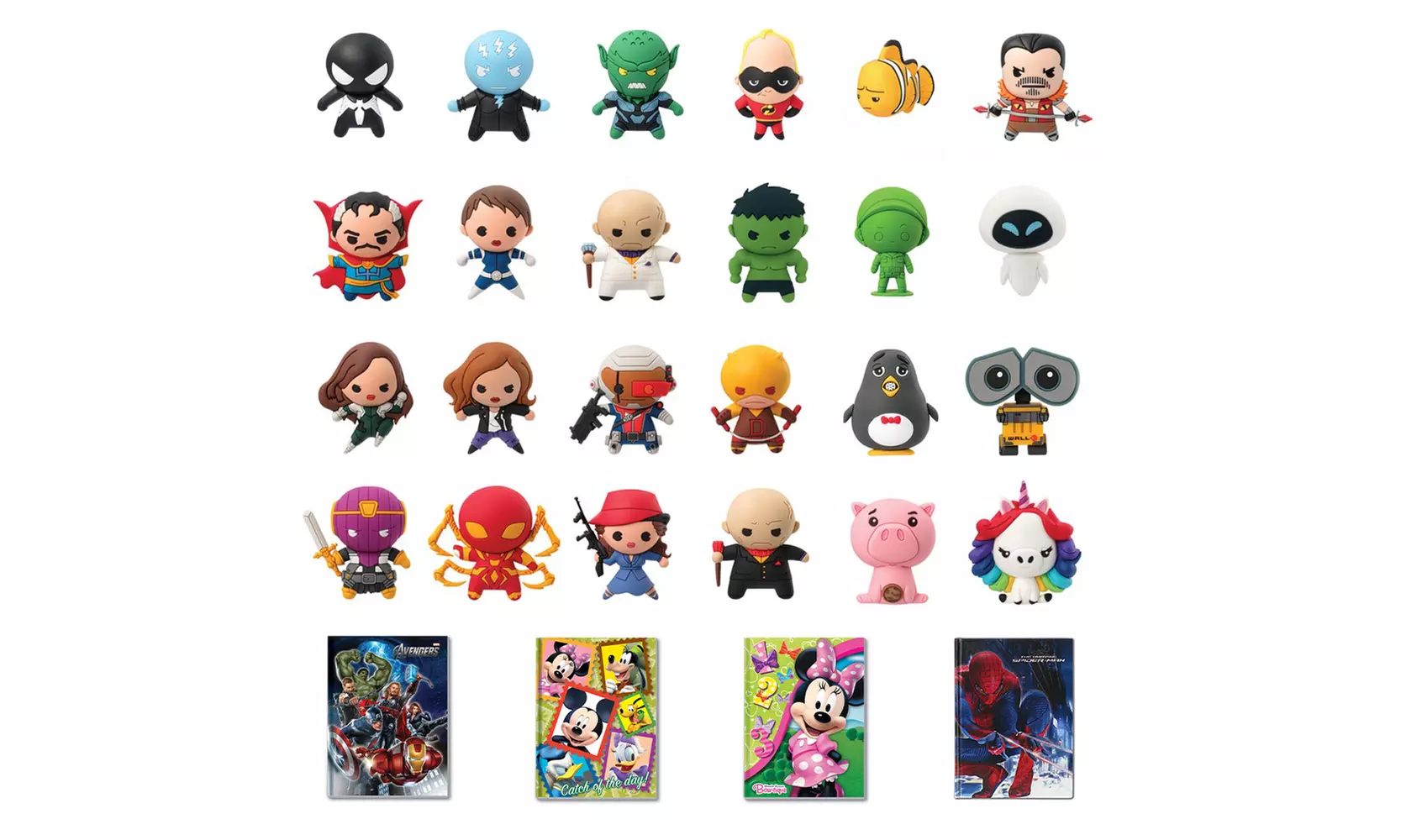 Disney/Marvel Collectible Surprise Blind BAG  Key Ring Figurines Or Journal - Primary Image