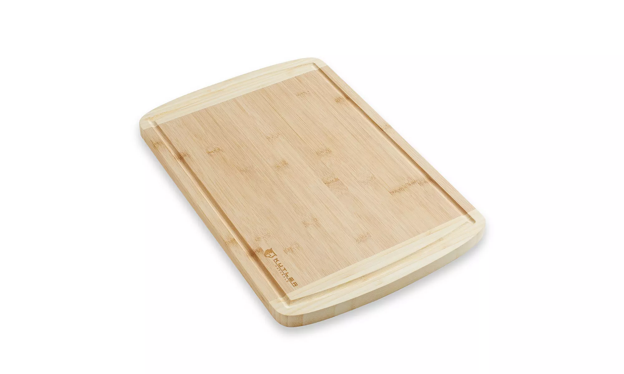 18"x12" Bamboo Wood Cutting Board Kitchen Butcher Carving Chopping Block 2-Tone - Second Medium
