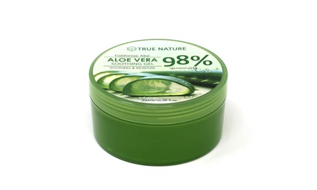 Aloe Vera 98% Moisturizing Gel True Natural Extract Soothing & Moisture 300ml All Skin Types 300g / 10.58 Oz