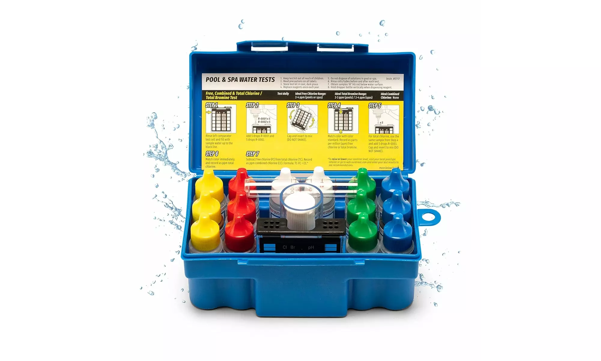 Taylor K-1005 DPD, 9-in-1 Pool Test Kit 